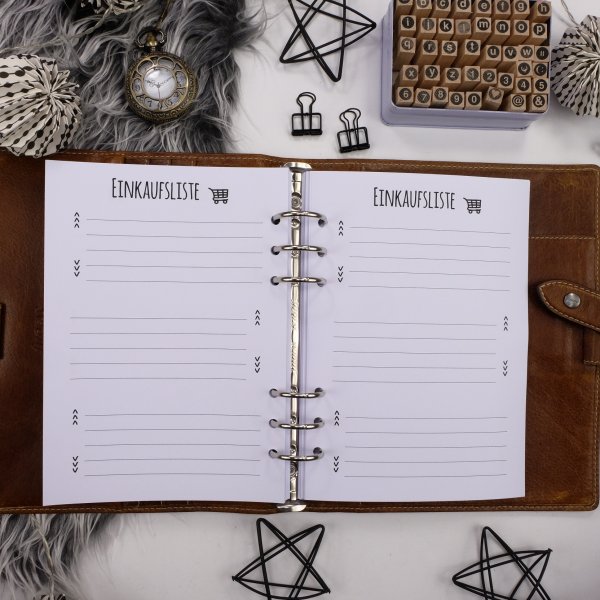 Liste 60 x Einkauf