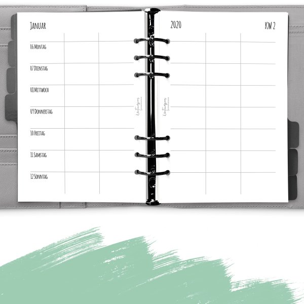 Kalendereinlagen Familienkalender 1W2S