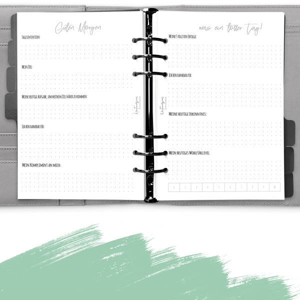 Kalendereinlagen 1T2S Morgen & Abend Routinen