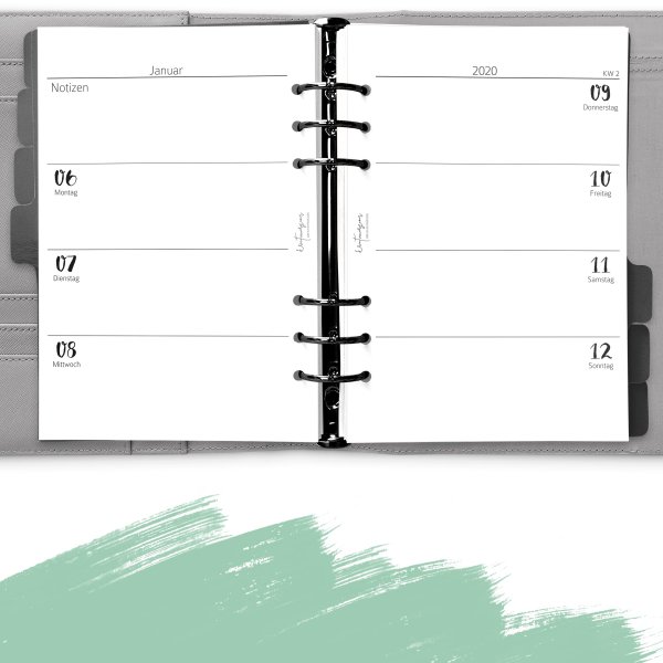 Kalendereinlagen "elfenbeinmädchen" 1W2S
